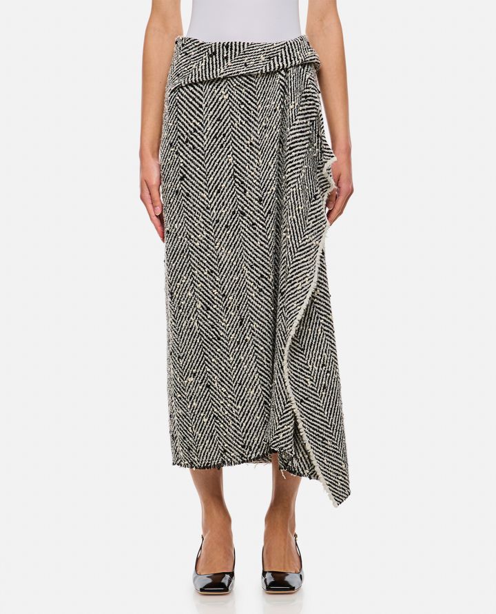 Erdem - DRAPED WRAP MIDI SKIRT_1