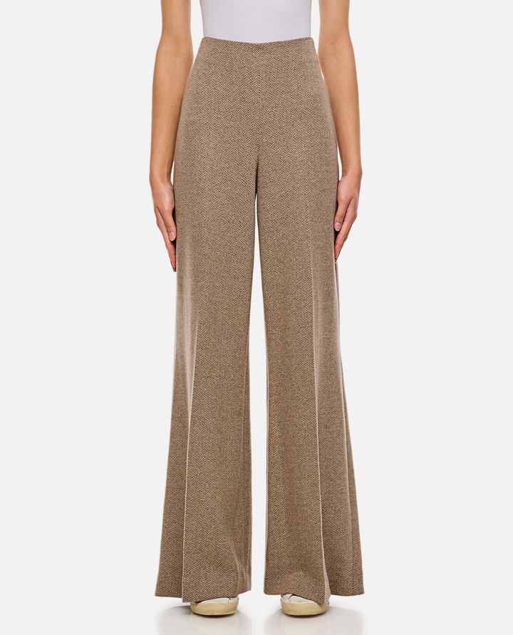 Ralph Lauren Collection - HERRINGBONE PANTALONI AMPI IN CASHMERE_1