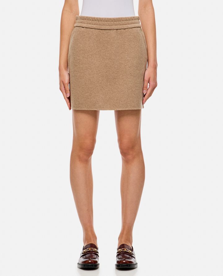 Max Mara - ONAGRO JERSEY WOOL AND CASHMERE SKIRT_1