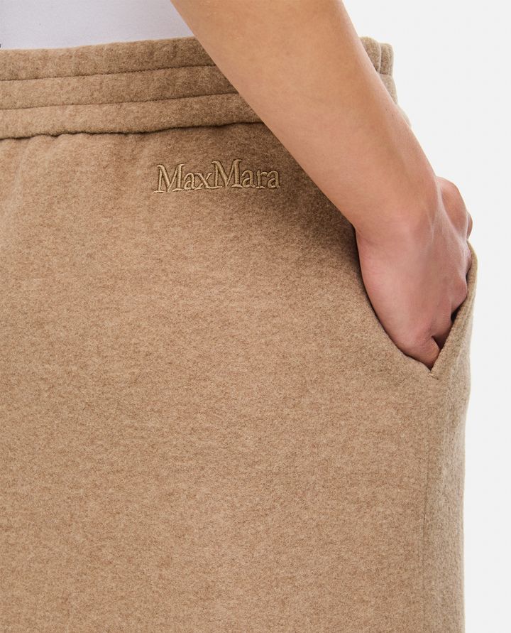 Max Mara - ONAGRO JERSEY WOOL AND CASHMERE SKIRT_4