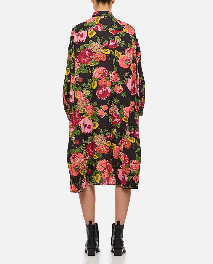 Junya Watanabe - FLOWER PATTERN PRINTED SHIRT DRESS_3