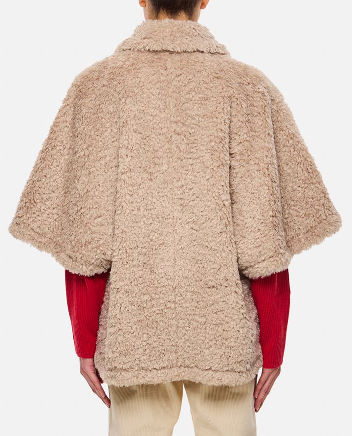 Herno - FAUX FUR CROPPED CURLY CAPE_3