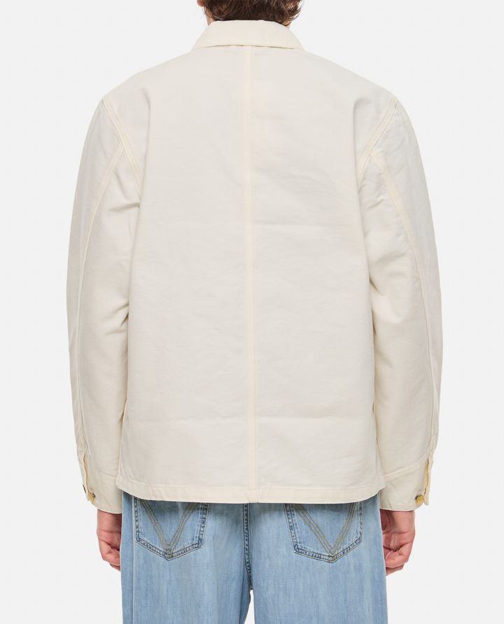 Carhartt WIP - MEN'S WHITE MICHIGAN JACKET IN ORGANIC COTTON - CARHARTT WIP_6