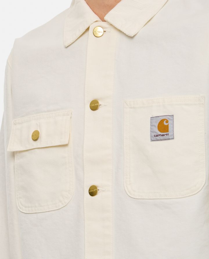 Carhartt WIP - MEN'S WHITE MICHIGAN JACKET IN ORGANIC COTTON - CARHARTT WIP_8