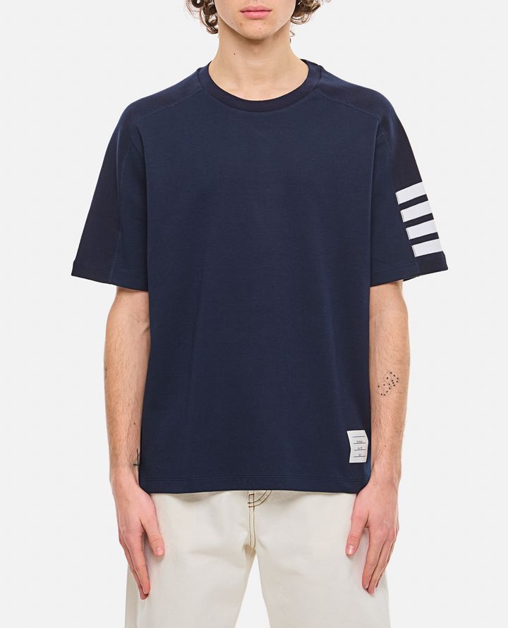 Thom Browne - 4 BAR STRIPE COTTON T-SHIRT_2