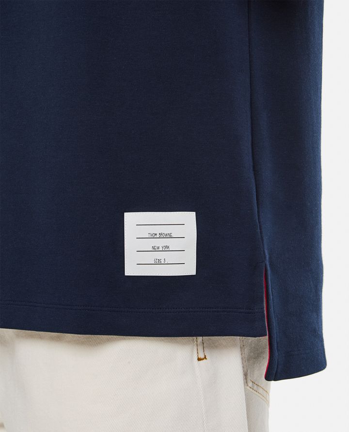 Thom Browne - 4 BAR STRIPE COTTON T-SHIRT_8