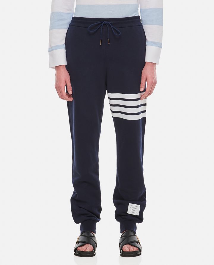 Thom Browne - MEN'S CLASSIC LOOPBACK FELPA 4 BAR PANTS - THOM BROWNE_25