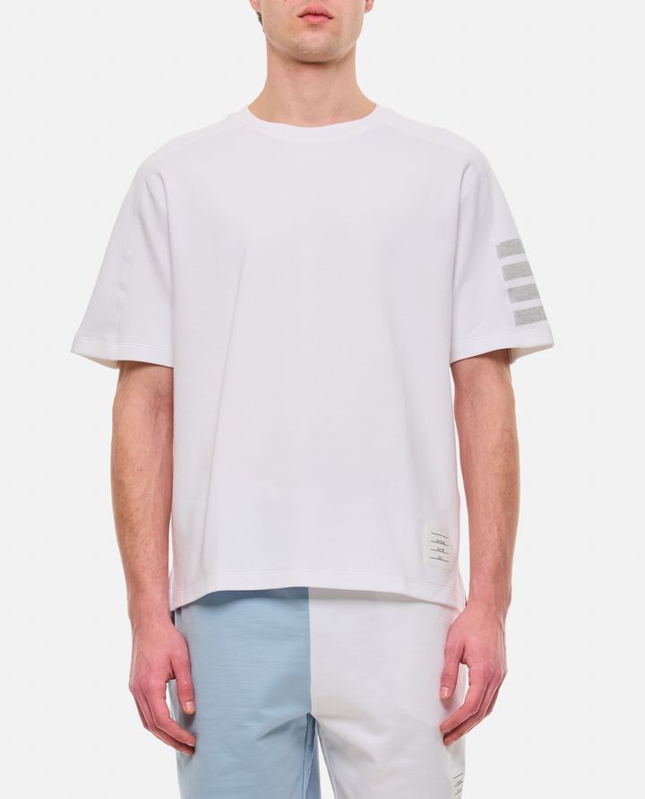 Thom Browne - 4 BAR STRIPE COTTON T-SHIRT_2