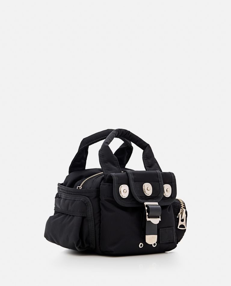 Shop Sacai X Porter Mini Boston Bag In Black