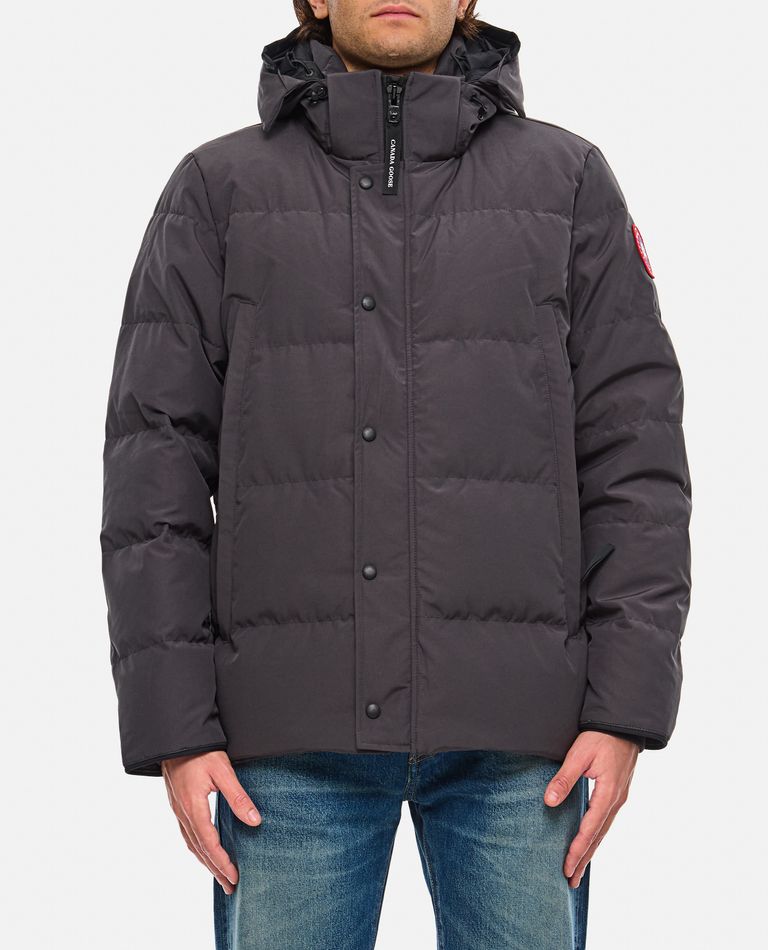 Shop Canada Goose Cg Wyndham Parka Cr In Grey