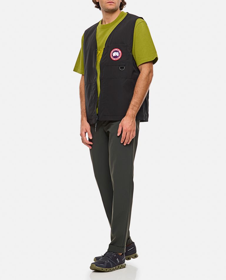 Shop Canada Goose Cg Canmore Vest In Black