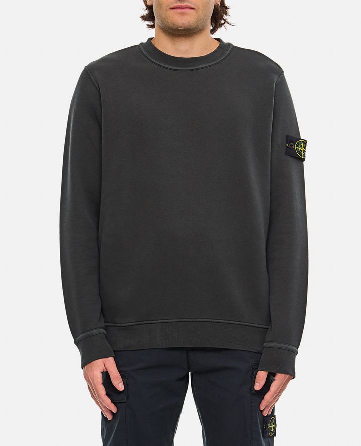 Stone Island - COTTON DIAGONAL FLEECE_1