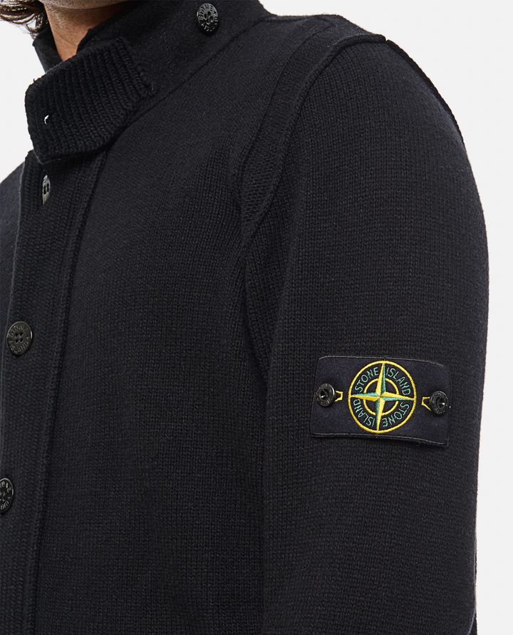 Stone Island - LAMBSWOOL CARDIGAN _4