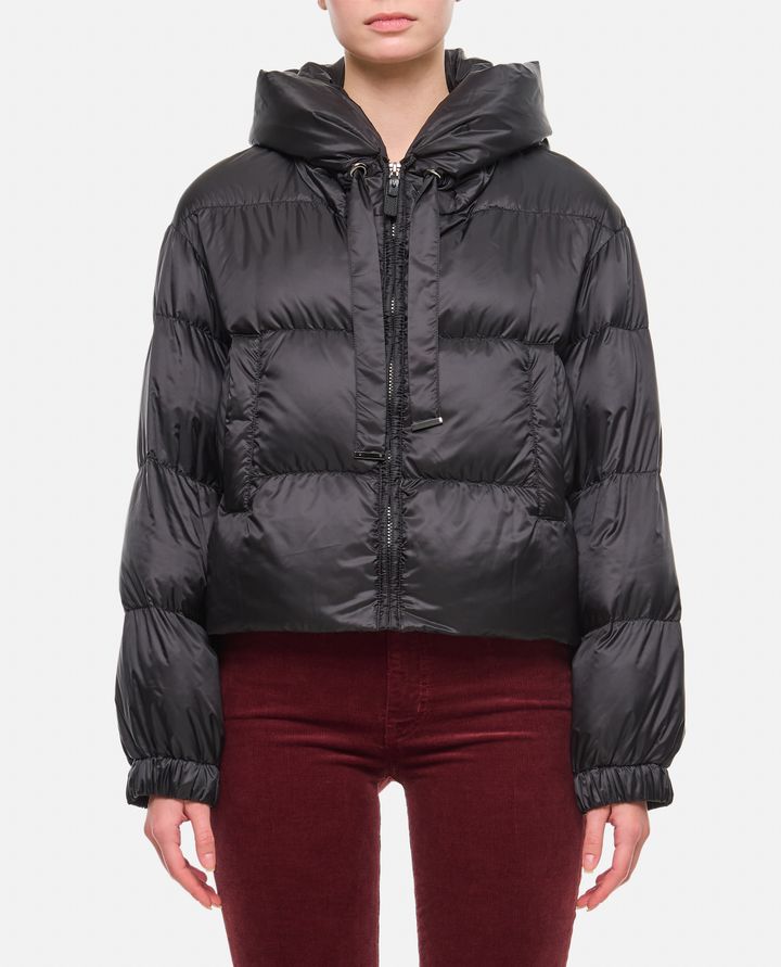 Max Mara The Cube - SEIE CROP ZIPPED HOODED DOWN JACKET_1