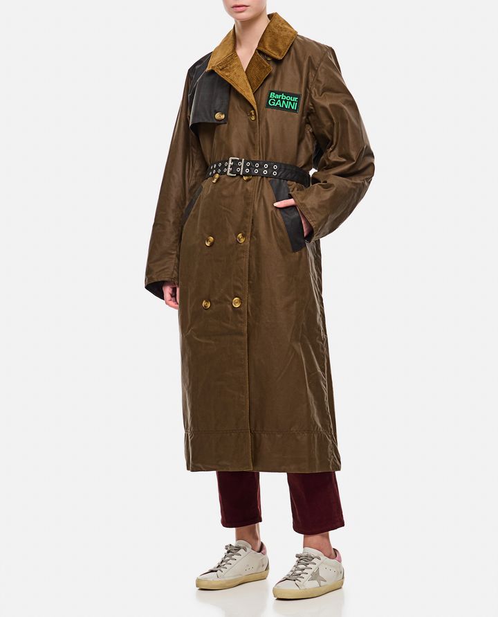 Barbour - GANNI X BARBOUR WAX TRENCH_2