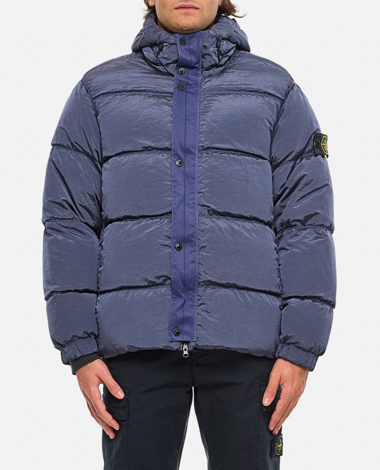 Shop Stone Island Nylon Metal Jacket In Sky Blue