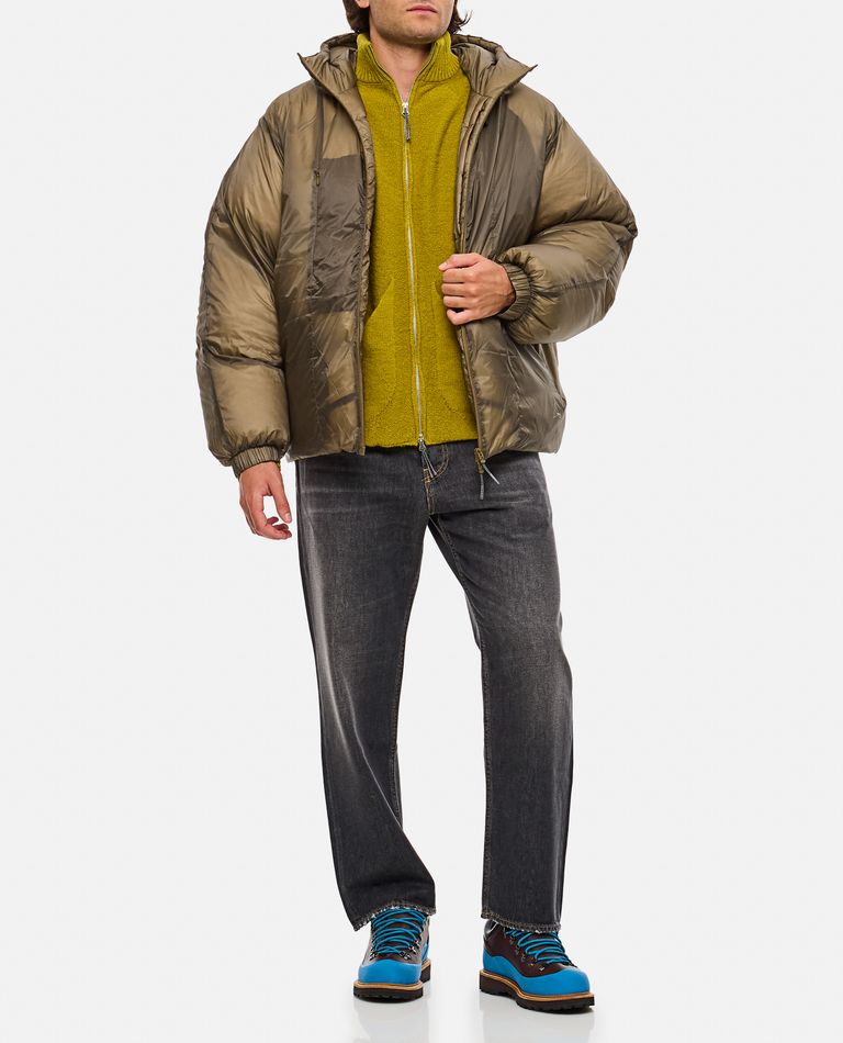 Shop Roa Smooth Down Jacket In Beige