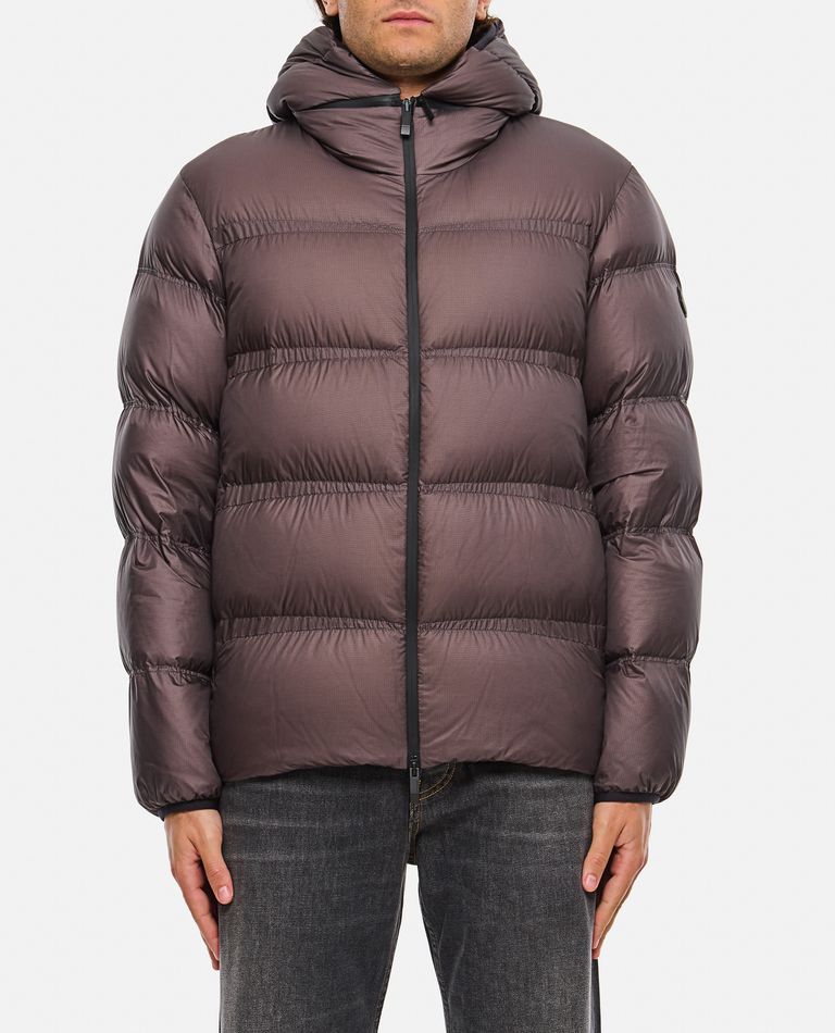 Shop Moncler Masac Jacket In Brown