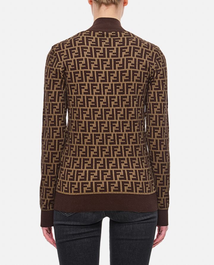 Fendi - COTTON KNIT FF LONG SLEEVE PULLOVER_3