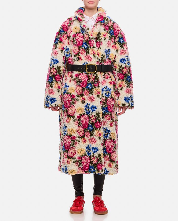 Loewe - DOUBLE BREASTED FLOREAL COAT_1