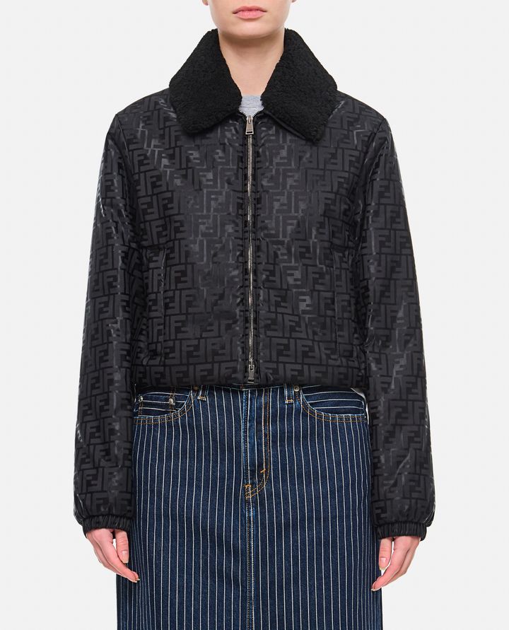 Fendi - FRONT ZIPPED FF JACQUARD JACKET_1