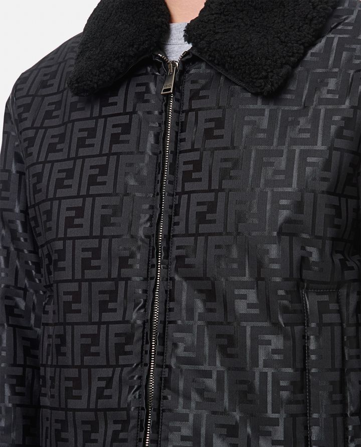 Fendi - FRONT ZIPPED FF JACQUARD JACKET_4