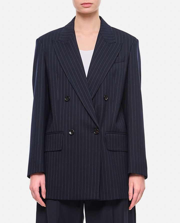 Max Mara - ALBANY DOUBLE BREASTED PINSTRIPES JACKET_1