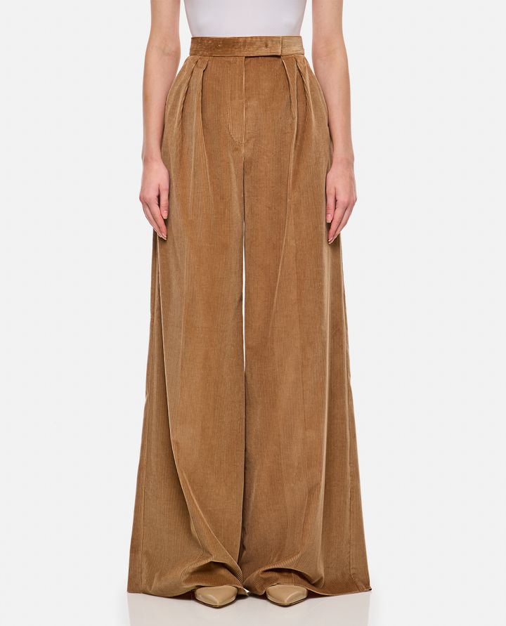 Max Mara - GILLY VELVET WIDE LEG PANTS_1