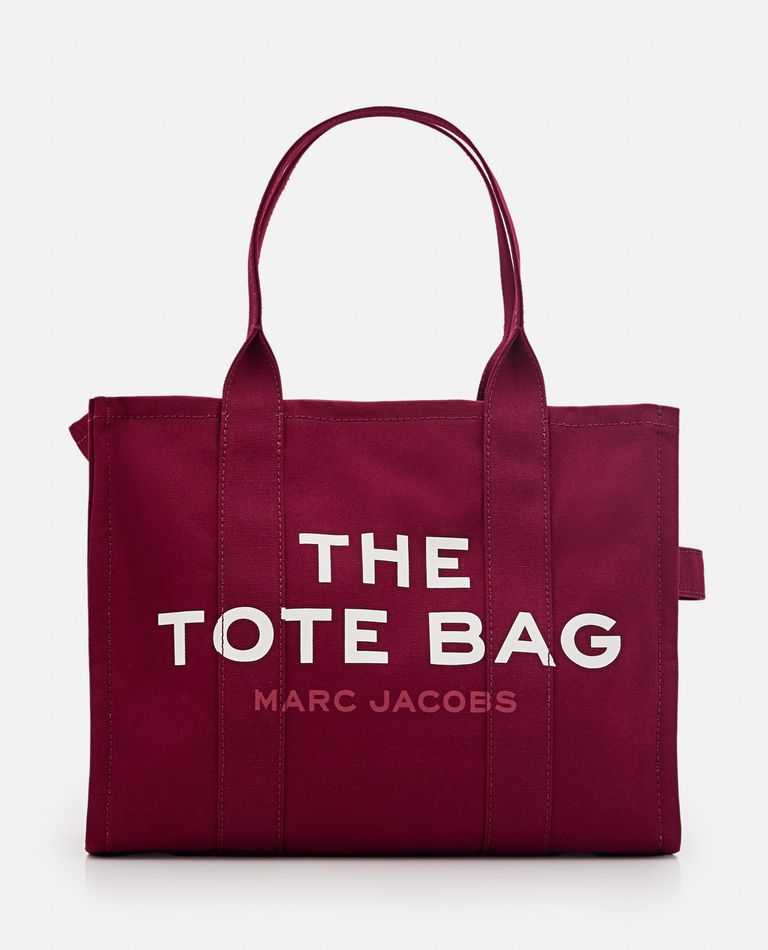 Shop Marc Jacobs The Large Canvas Tote Bag In Red