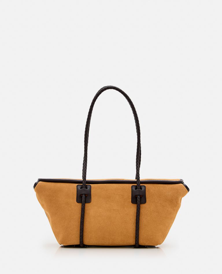 Shop Hereu Forna Suede Shoulder Bag In Brown