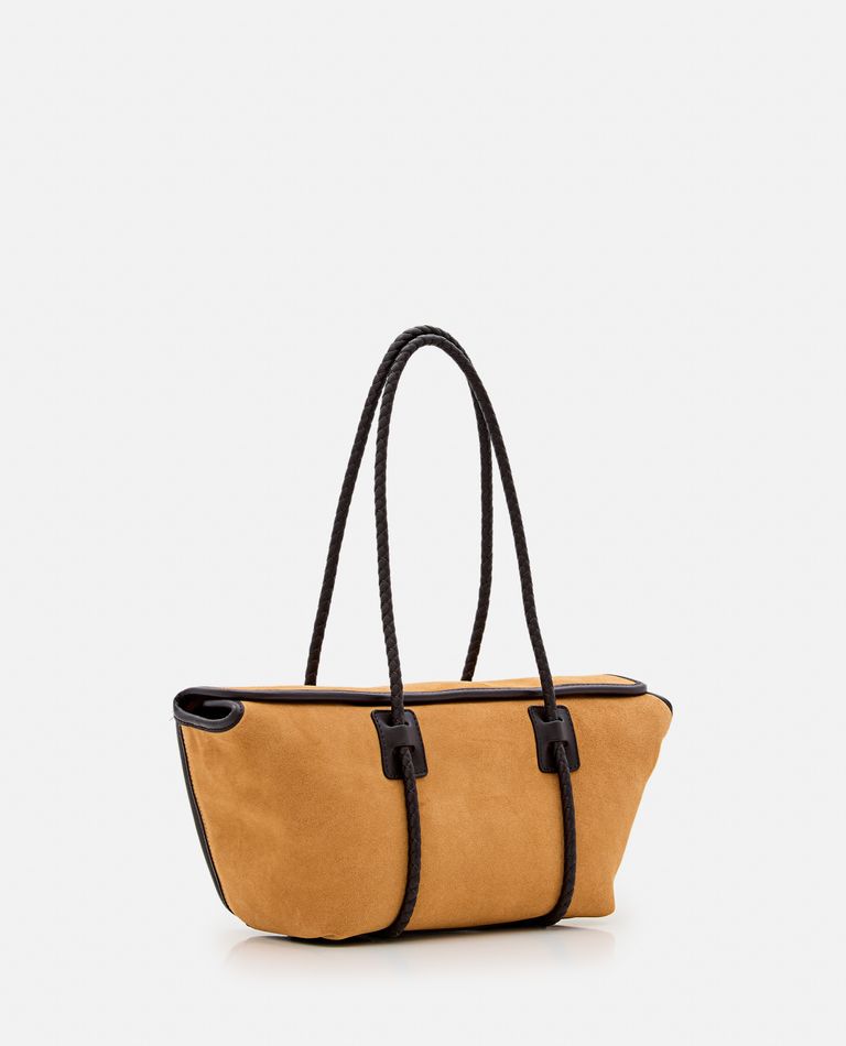 Shop Hereu Forna Suede Shoulder Bag In Brown