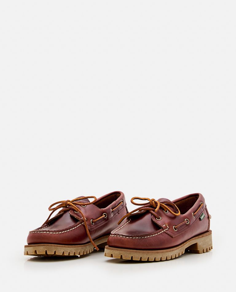 Shop Sebago Ranger Waxy Boat Shoes In Brown