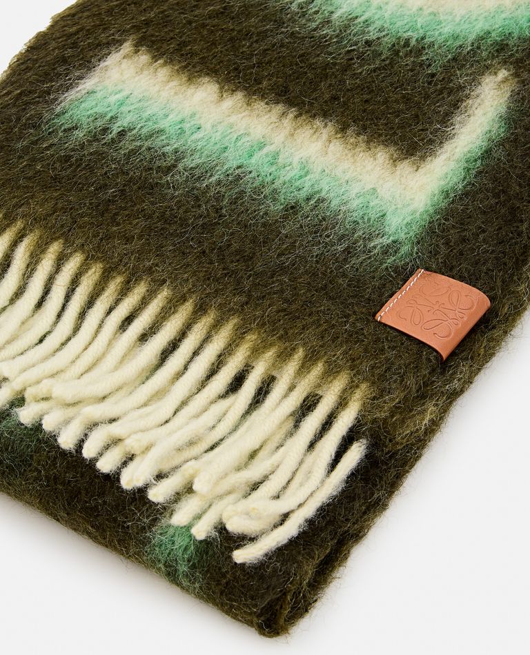 Shop Loewe Scarf In Green