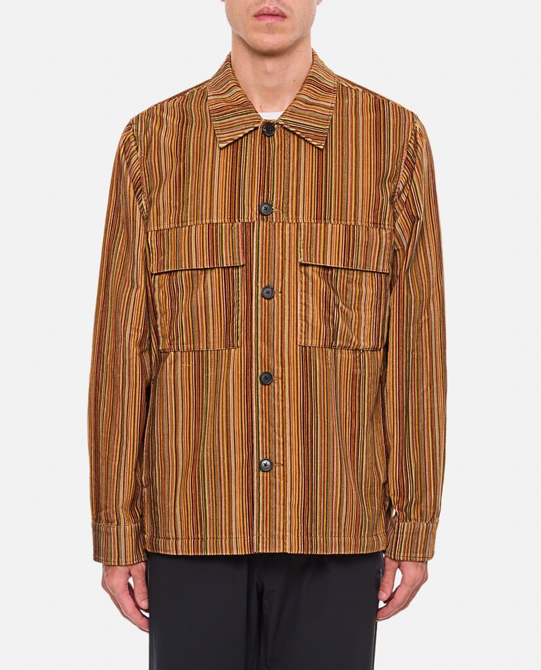 Shop Paul Smith Mens Shirt Jacket In Brown