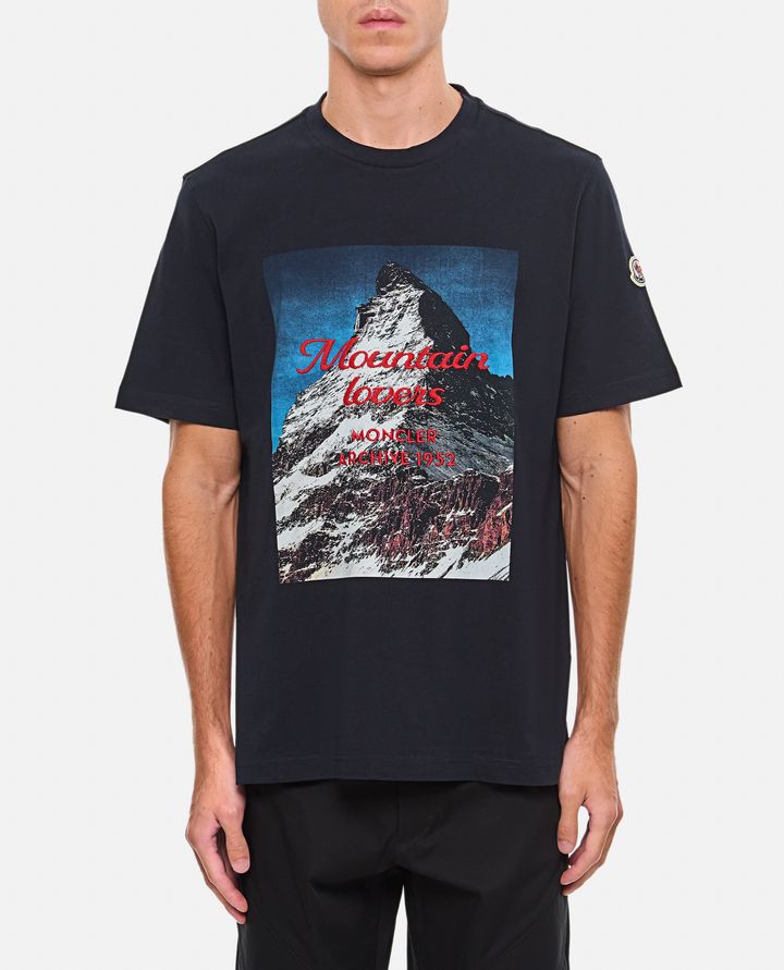 Moncler - T-SHIRT CON STAMPA_1