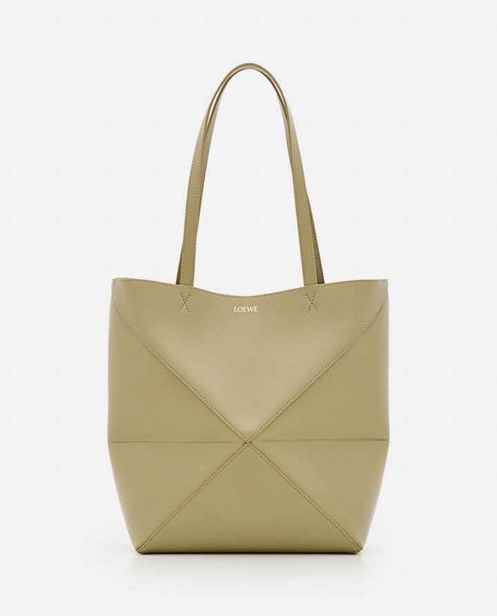 Loewe - MEDIUM PUZZLE LEATHER TOTE BAG_1