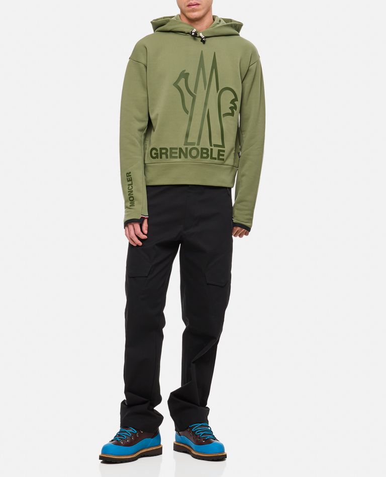 Moncler Hoodie Sweatshirt In Green