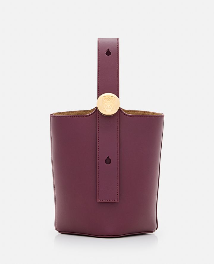 Loewe - MINI PEBBLE BUCKET LEATHER BAG_1