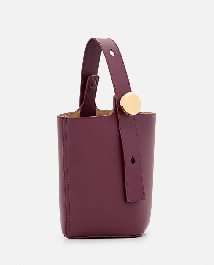 Loewe - MINI PEBBLE BUCKET LEATHER BAG_2