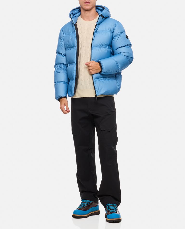 Shop Moncler Masac Jacket In Sky Blue