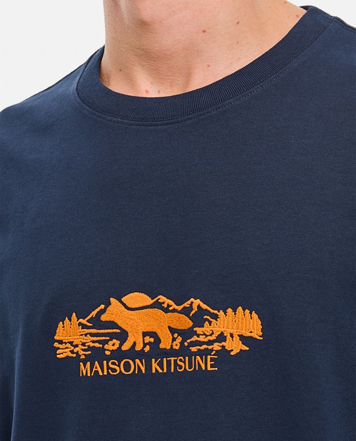 Maison Kitsuné - OUTDOOR PROFILE FOX COMFORT TEE-SHIRT_4