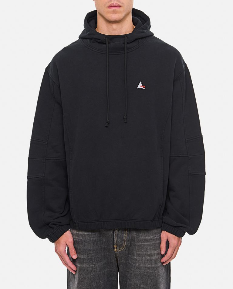 Shop Roa Heavy Hoodie In Black