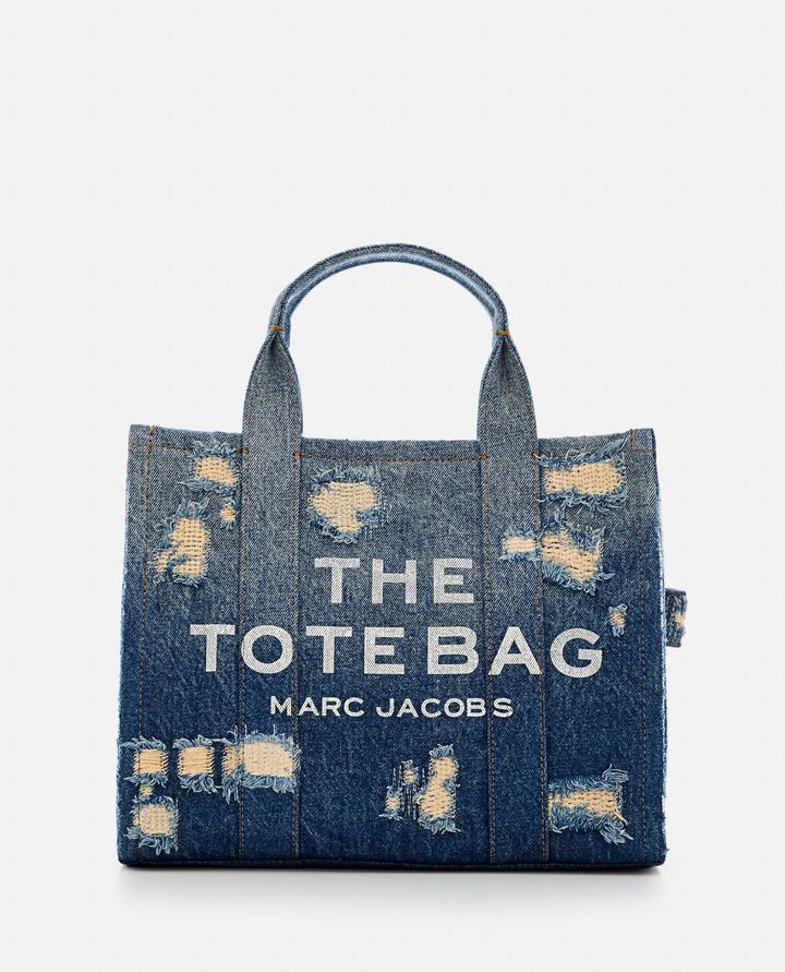 Marc Jacobs - THE MEDIUM TOTE DISTRESSED DENIM TOTE BAG_1