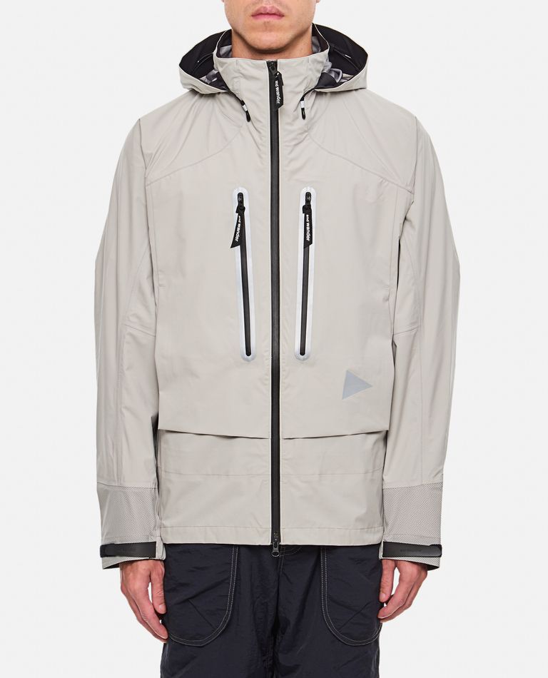 Shop And Wander Pertex Shield Rain Jacket In Grey