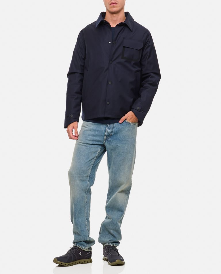 Shop Roberto Ricci Design Terzilio Floating Overshirt Jkt In Blue