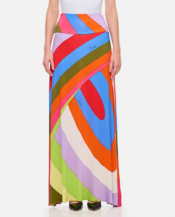 Emilio Pucci - JERSEY SATIN SKIRT_1