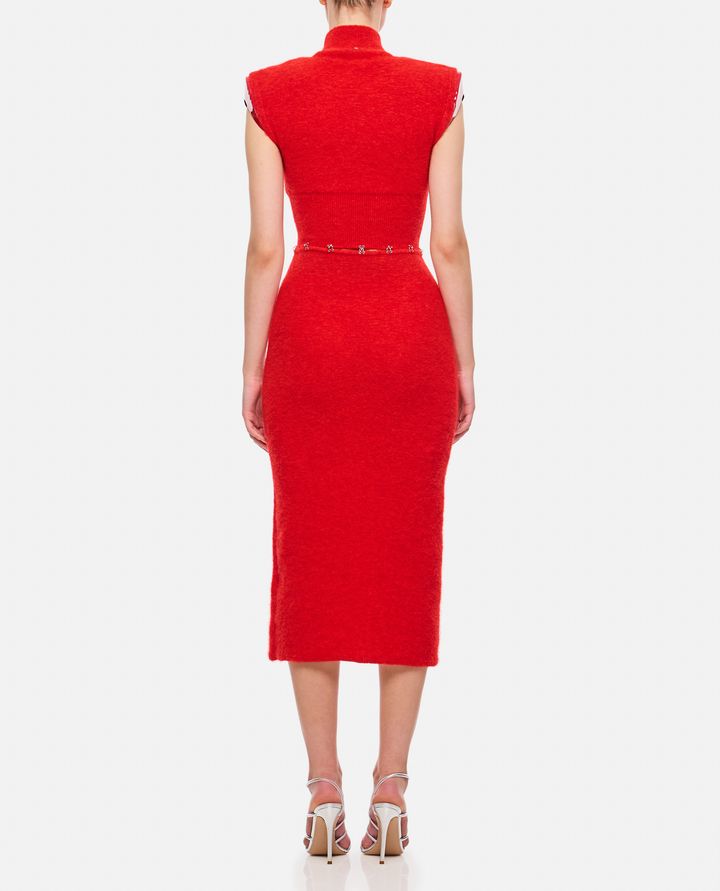 Sportmax - ALBINO CUT-OUT MOHAIR DRESS_3