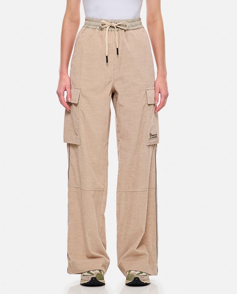 Shop Moncler Cargo Pants In Rose