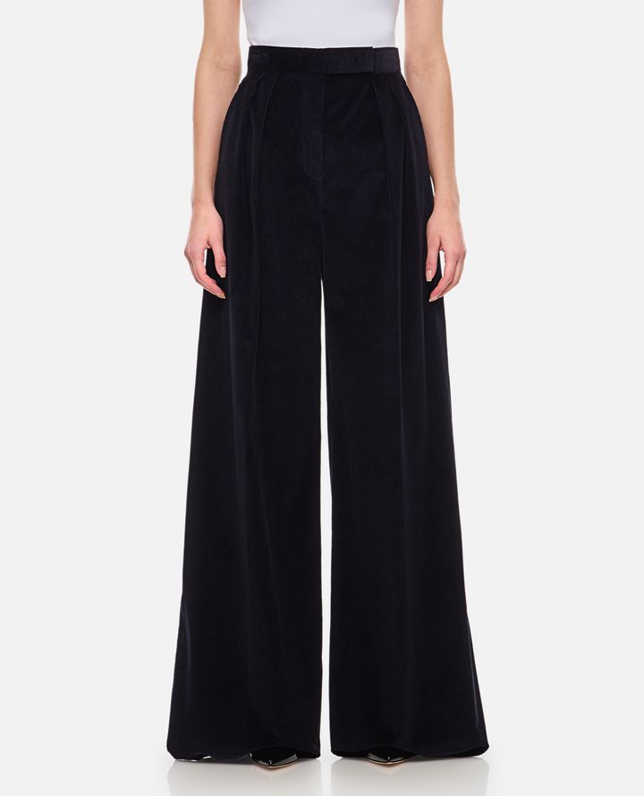 Max Mara - GILLY PANTALONI AMPI IN VELLUTO_1