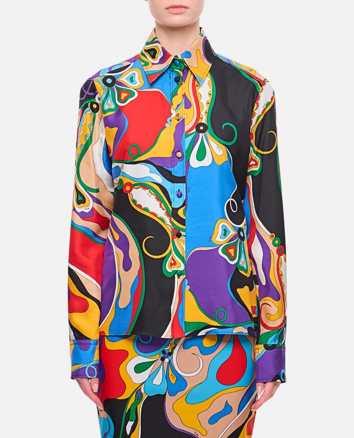 Emilio Pucci - SILK TWILL LONG SLEEVES SHIRT_1